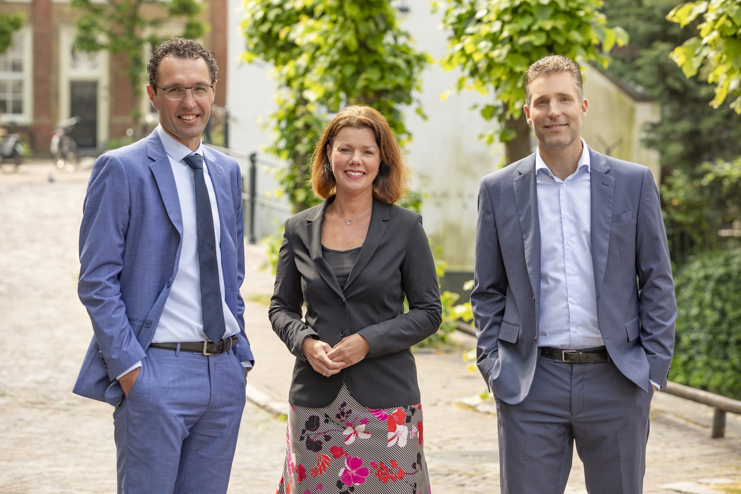 De advocaten van Advocaten van Waerde: Marc Gerritsen, Maartje van den Berg en Ramon Rila